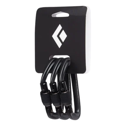 Black Diamond Hotforge Screwgate Negro Pack 3