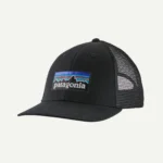 Patagonia P-6 Logo Pro Trucker Hat Black - Imagen 2