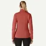 Women's R1® Fleece Jacket Potters Red - Imagen 3