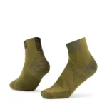 Buff Coolnet Quarter Sock Khaki