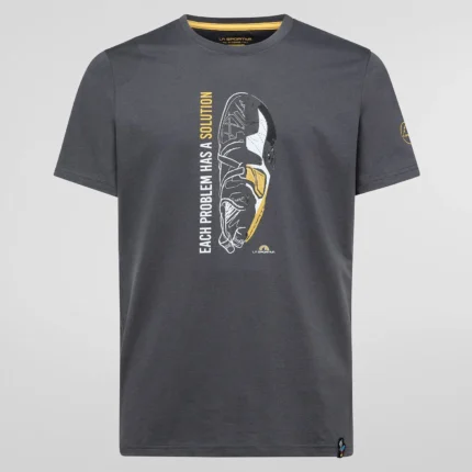 La Sportiva Solution T-Shirt Carbon/Yellow