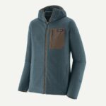 Patagonia R1 Air Full-Zip Hoody azul Blue Summit, capa intermedia con capucha