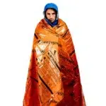 Manta isotérmica aluminizada Lifesystems Heatshield Blanket plegada